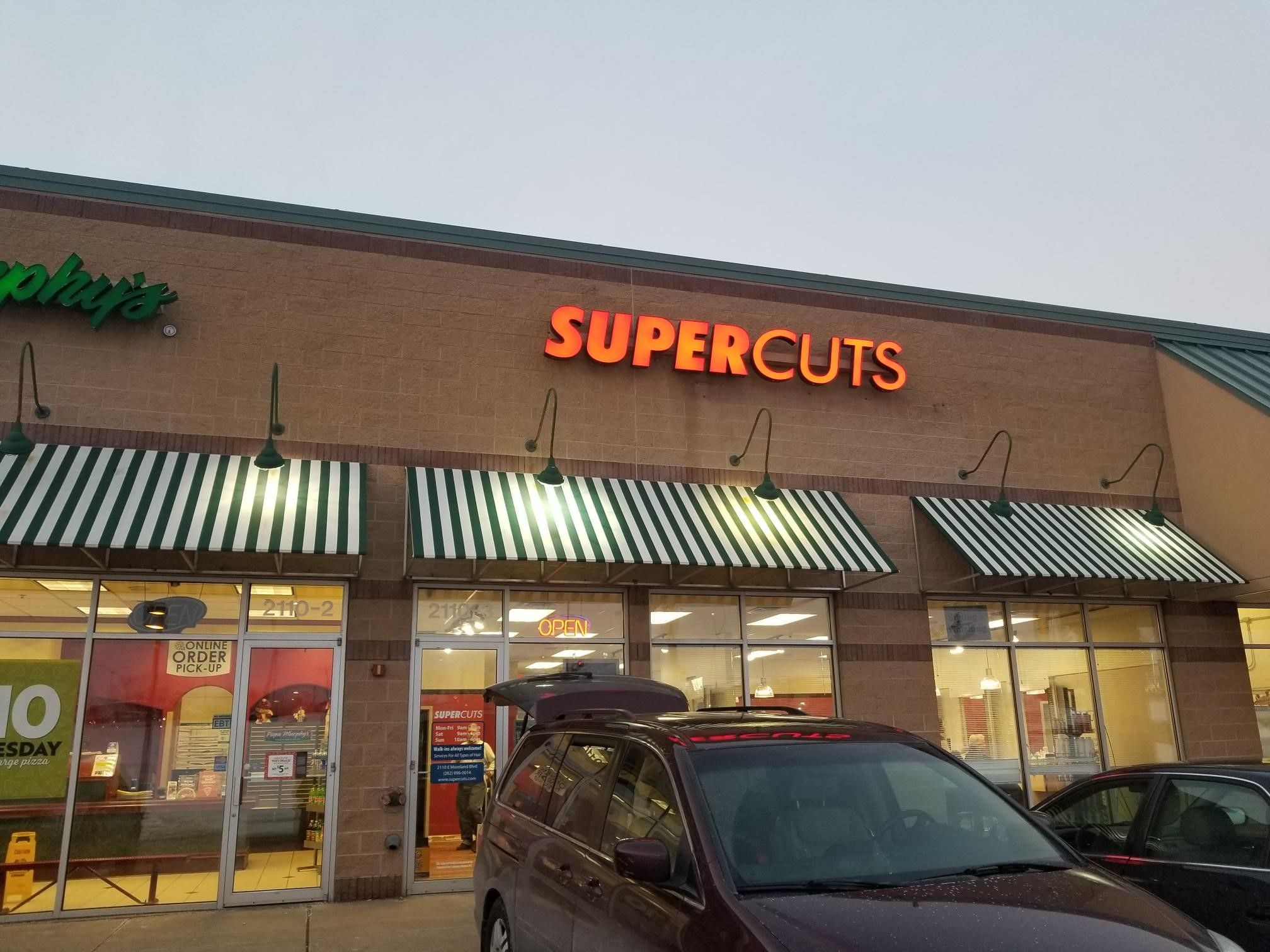 Supercuts in Waukesha WI New LED Channel Letters