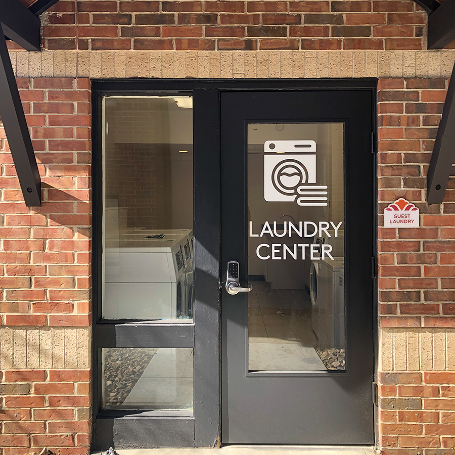 laundry center door vinyl blog post image