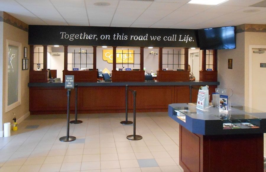 - Image360 - Fort Lauderdale Vinyl Wall Graphics for Connect Credit Union Lobby